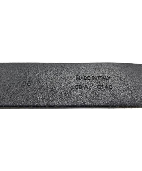 DIOR HOMME（ディオール オム）Dior Homme (ディオール オム) 2連レザーベルト ブラック サイズ:95の古着・服飾アイテム