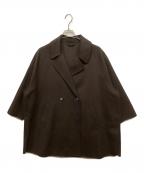 BEAUTY&YOUTH UNITED ARROWSビューティーアンドユースユナイテッドアローズ）の古着「リバーポンチョコート」｜ブラウン