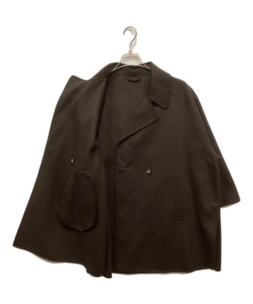 BEAUTY&YOUTH UNITED ARROWS（ビューティーアンドユースユナイテッドアローズ）BEAUTY&YOUTH UNITED ARROWS (ビューティーアンドユースユナイテッドアローズ) リバーポンチョコート ブラウン サイズ:Sの古着・服飾アイテム