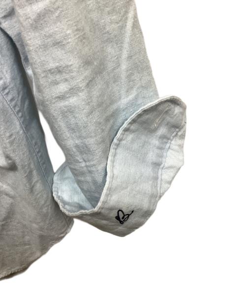 MADISON BLUE（マディソンブルー）MADISON BLUE (マディソンブルー) MADAME WORK SH CHAMBRAY シャンブレーワークシャツ スカイブルー サイズ:1の古着・服飾アイテム