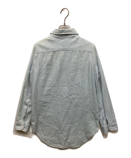 MADISON BLUE（マディソンブルー）MADISON BLUE (マディソンブルー) MADAME WORK SH CHAMBRAY シャンブレーワークシャツ スカイブルー サイズ:1の古着・服飾アイテム