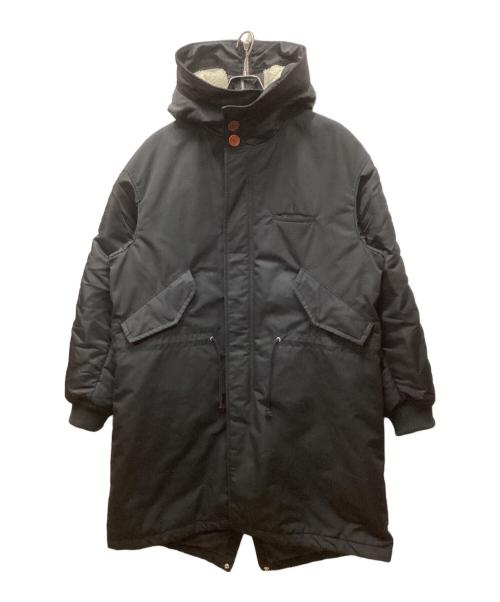 UNDERCOVERISM（アンダーカバーイズム）UNDERCOVERISM (アンダーカバーイズム) MA-1 ドッキングフーデットモッズコート ブラック サイズ:3の古着・服飾アイテム