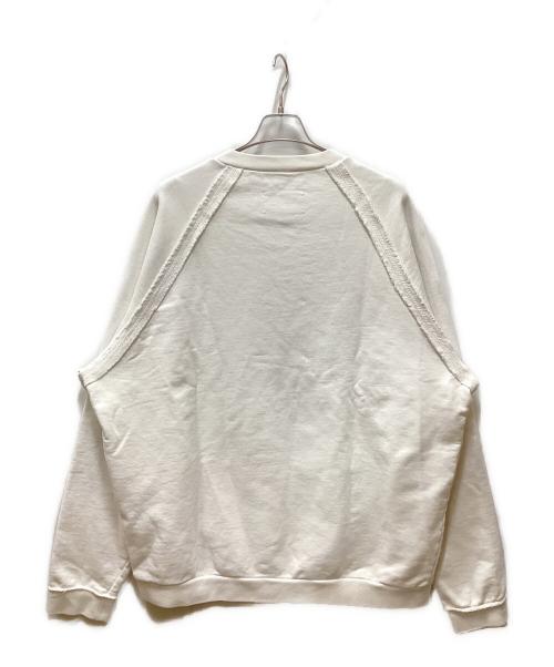 Maison Margiela（メゾンマルジェラ）Maison Margiela (メゾンマルジェラ) Hello Sailor Sweater/ハローセイラーセーター ホワイト サイズ:52の古着・服飾アイテム