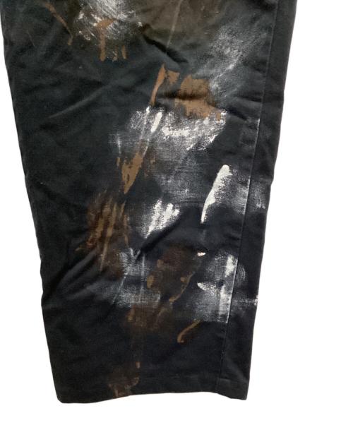 POLO RALPH LAUREN（ポロ・ラルフローレン）POLO RALPH LAUREN (ポロ・ラルフローレン) 90S POLO CHINO ハンドペイント ブラック サイズ:W36×L32の古着・服飾アイテム