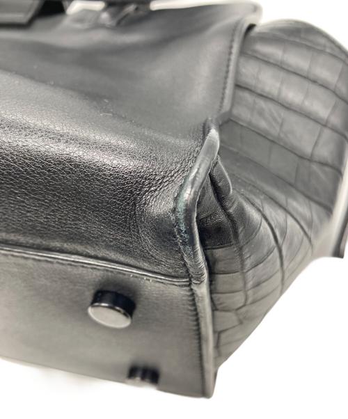 Saint Laurent Paris（サンローランパリ）Saint Laurent Paris (サンローランパリ) ベビーダウンタウンカバス2WAYショルダーバッグ ブラックの古着・服飾アイテム