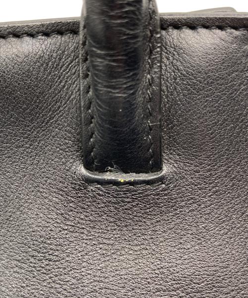 Saint Laurent Paris（サンローランパリ）Saint Laurent Paris (サンローランパリ) ベビーダウンタウンカバス2WAYショルダーバッグ ブラックの古着・服飾アイテム