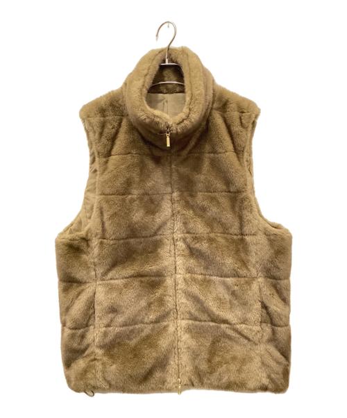 BARNYARDSTORM（バンヤードストーム）BARNYARDSTORM (バンヤードストーム) ミンクライクベスト ベージュ サイズ:Freeの古着・服飾アイテム
