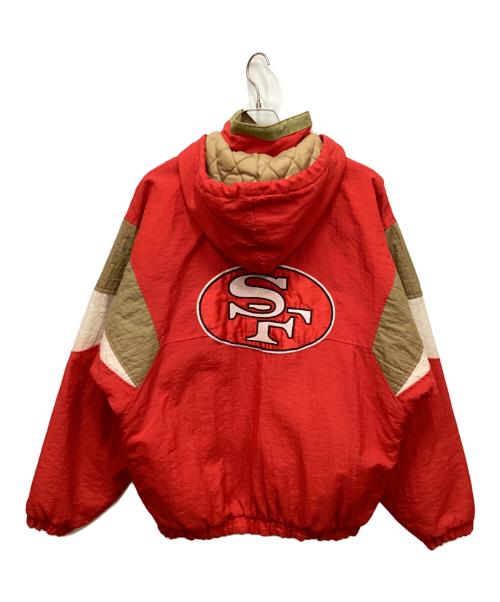 STARTER（スターター）STARTER (スターター) アノラックパーカー レッド サイズ:Lの古着・服飾アイテム