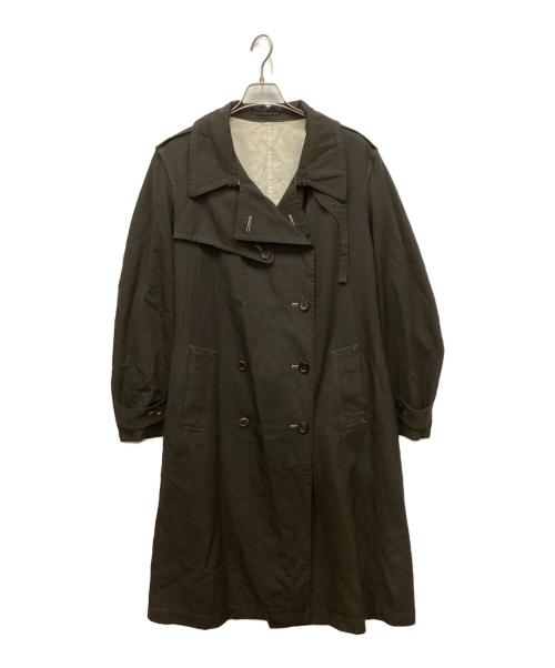 Y's for men（ワイズフォーメン）Y's for men (ワイズフォーメン) ウール混ダブルトレンチコート オリーブ サイズ:4の古着・服飾アイテム