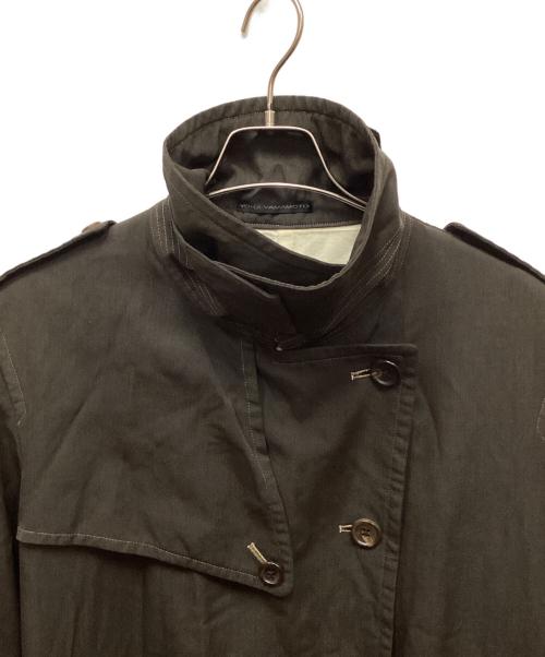 Y's for men（ワイズフォーメン）Y's for men (ワイズフォーメン) ウール混ダブルトレンチコート オリーブ サイズ:4の古着・服飾アイテム