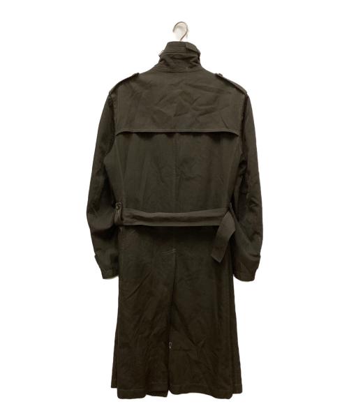 Y's for men（ワイズフォーメン）Y's for men (ワイズフォーメン) ウール混ダブルトレンチコート オリーブ サイズ:4の古着・服飾アイテム