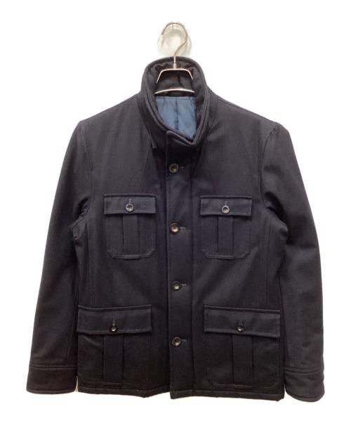 TOMORROW LAND（トゥモローランド）TOMORROW LAND (トゥモローランド) カシミア混キルトジャケット ネイビー サイズ:Mの古着・服飾アイテム