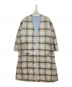 SHIPS anyシップスエニィ）の古着「リバーシブルコート」｜ブルー×グレー