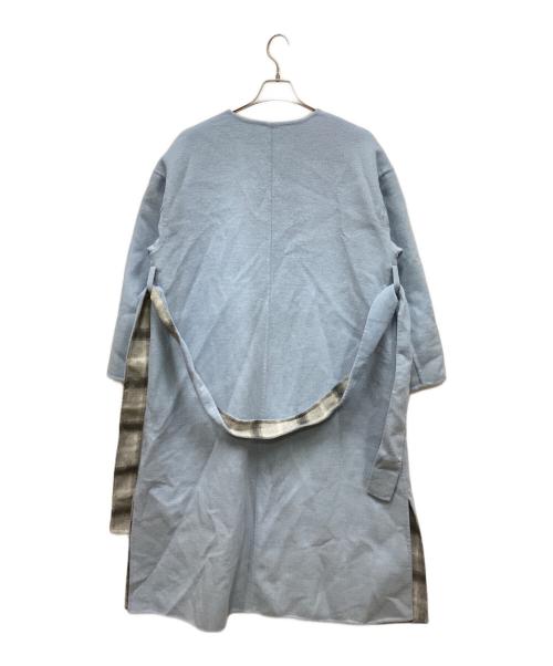 SHIPS any（シップスエニィ）SHIPS any (シップスエニィ) リバーシブルコート ブルー×グレー サイズ:40の古着・服飾アイテム