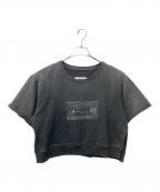 MM6 Maison Margielaエムエムシックスメゾンマルジェラ）の古着「プリントスウェット」｜グレー