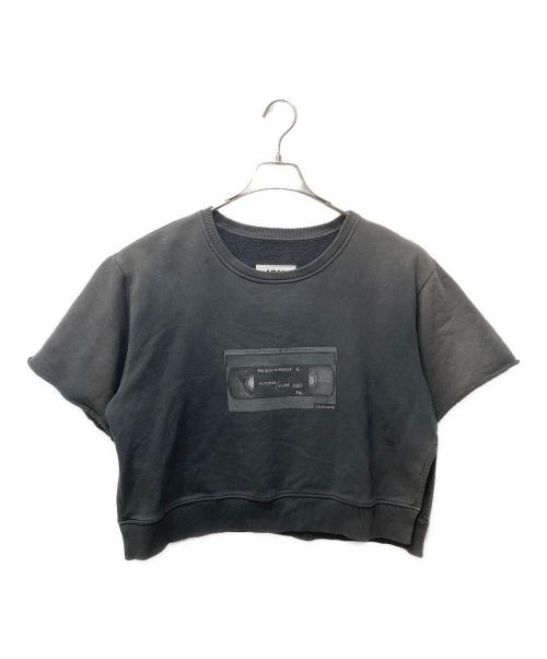 MM6 Maison Margiela（エムエムシックスメゾンマルジェラ）MM6 Maison Margiela (エムエムシックスメゾンマルジェラ) プリントスウェット グレー サイズ:Sの古着・服飾アイテム