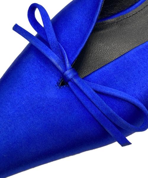 BALENCIAGA（バレンシアガ）BALENCIAGA (バレンシアガ) フラットパンプス ブルー サイズ:38の古着・服飾アイテム