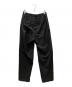 MAISON SPECIAL (メゾンスペシャル) Wool Mix Smooth Prime Wide One-Tuck Wide Pants ブラック：5000円