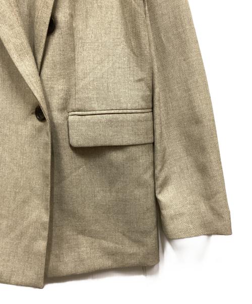 BEAUTY&YOUTH UNITED ARROWS（ビューティーアンドユースユナイテッドアローズ）BEAUTY&YOUTH UNITED ARROWS (ビューティーアンドユースユナイテッドアローズ) リネンライク ダブルジャケット ベージュ サイズ:Mの古着・服飾アイテム