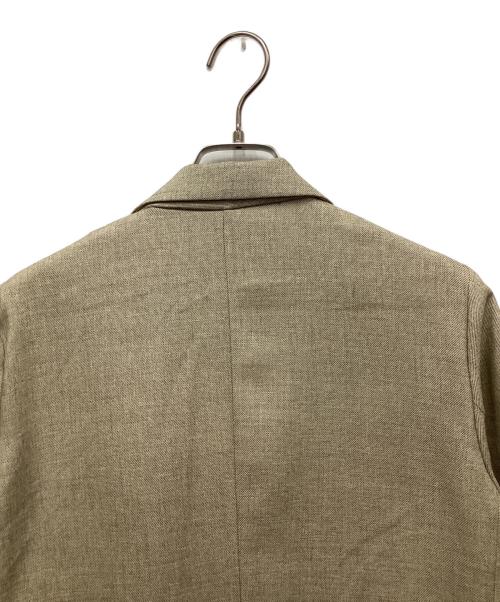 BEAUTY&YOUTH UNITED ARROWS（ビューティーアンドユースユナイテッドアローズ）BEAUTY&YOUTH UNITED ARROWS (ビューティーアンドユースユナイテッドアローズ) リネンライク ダブルジャケット ベージュ サイズ:Mの古着・服飾アイテム