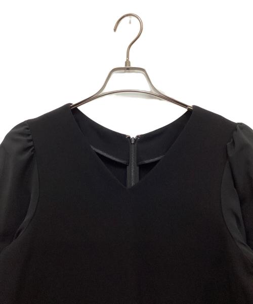 BLENHEIM（ブレンヘイム）BLENHEIM (ブレンヘイム) ボリュームシアースリーブワンピース ブラック サイズ:Sの古着・服飾アイテム