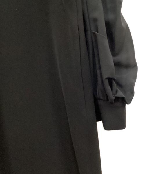 BLENHEIM（ブレンヘイム）BLENHEIM (ブレンヘイム) ボリュームシアースリーブワンピース ブラック サイズ:Sの古着・服飾アイテム