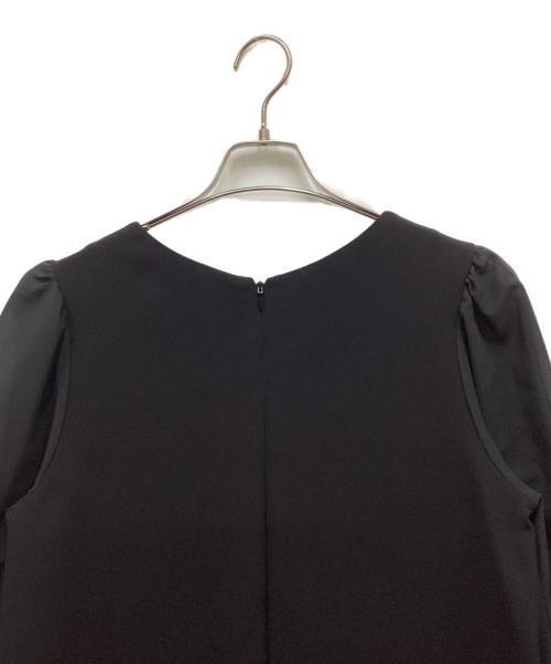 BLENHEIM（ブレンヘイム）BLENHEIM (ブレンヘイム) ボリュームシアースリーブワンピース ブラック サイズ:Sの古着・服飾アイテム