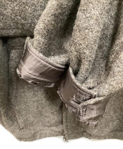 STEVEN ALAN（スティーブンアラン）STEVEN ALAN (スティーブンアラン) KNIT FLEC OVAL BLOUSON/ニットフレックオーバルブルゾン ブラウン サイズ:Lの古着・服飾アイテム