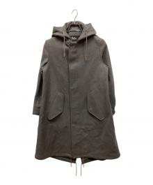 THE RERACS（ザ リラクス）の古着「ウールフィッシュテールコート」｜グレー