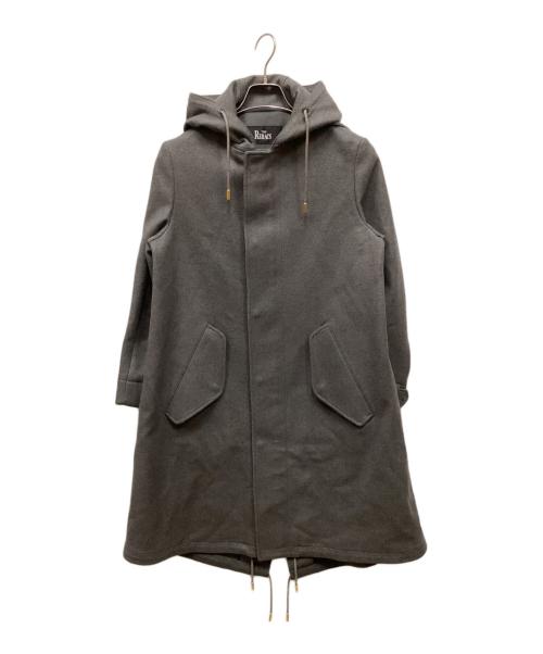 THE RERACS（ザ リラクス）THE RERACS (ザ リラクス) ウールフィッシュテールコート グレー サイズ:36の古着・服飾アイテム