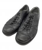 CLARKSクラークス）の古着「レザースニーカー」｜ブラック