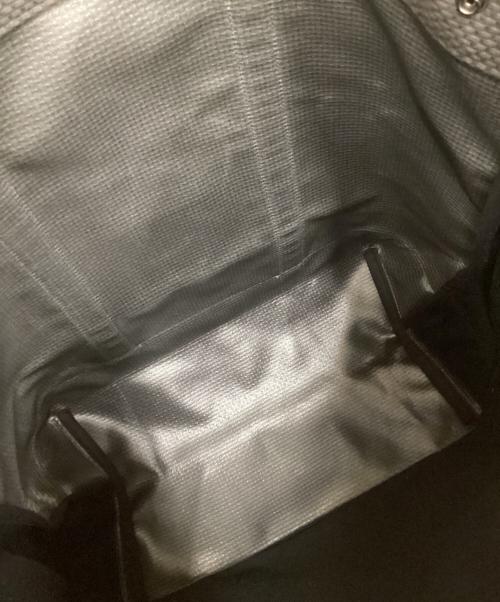 CaBas（キャバ）CABAS (キャバ) 刺し子トートバッグ ブラウン×イエローの古着・服飾アイテム