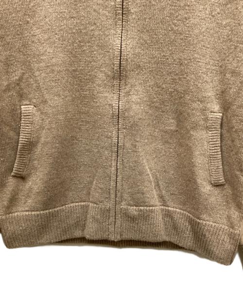 Charee Braver（チャーリーブレイバー）Charee Braver (チャーリーブレイバー) ジップニットパーカー ベージュ サイズ:2 未使用品の古着・服飾アイテム