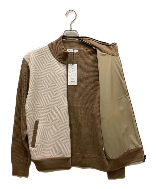 Charee Braver（チャーリーブレイバー）Charee Braver (チャーリーブレイバー) ニットジャケット ブラウン サイズ:2 未使用品の古着・服飾アイテム