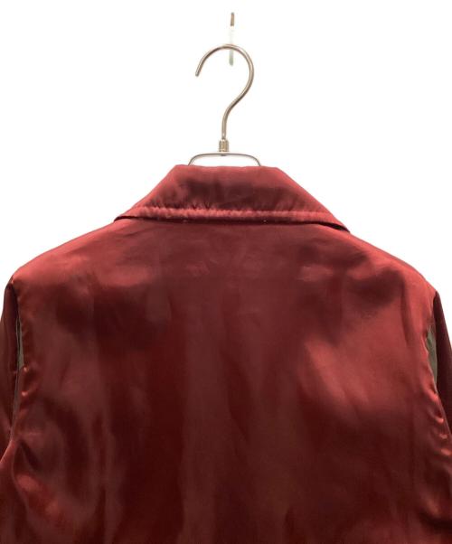 COMME des GARCONS COMME des GARCONS（コムデギャルソン コムデギャルソン）COMME des GARCONS COMME des GARCONS (コムデギャルソン コムデギャルソン) 丸襟サテンジャケット レッド サイズ:表記無しの古着・服飾アイテム