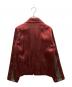 COMME des GARCONS COMME des GARCONS (コムデギャルソン コムデギャルソン) 丸襟サテンジャケット レッド サイズ:表記無し：13000円