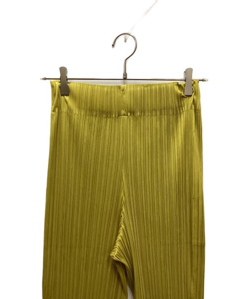 PLEATS PLEASE（プリーツプリーズ）PLEATS PLEASE (プリーツプリーズ) プリーツパンツ イエロー サイズ:3の古着・服飾アイテム