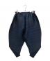 PLEATS PLEASE (プリーツプリーズ) THICKER BOUNCE 横プリーツパンツ ネイビー サイズ:3：27000円