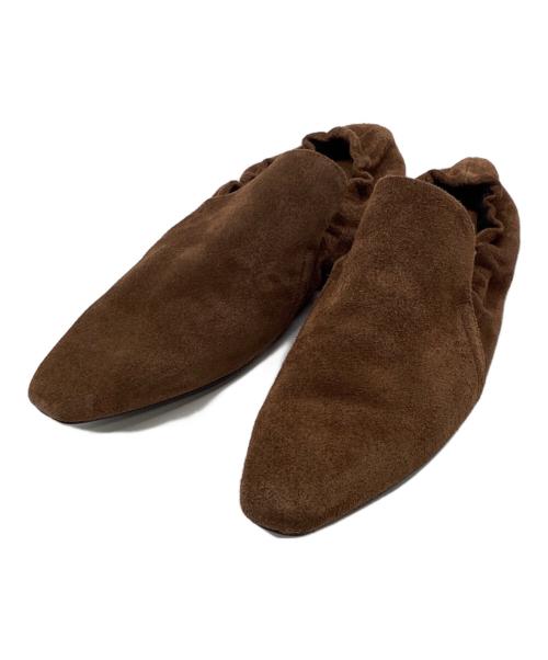 THE PAUSE（ザポーズ）the pause (ザポーズ) フラットシューズ ブラウン サイズ:37の古着・服飾アイテム