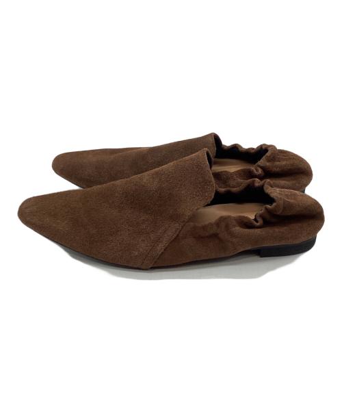 THE PAUSE（ザポーズ）the pause (ザポーズ) フラットシューズ ブラウン サイズ:37の古着・服飾アイテム