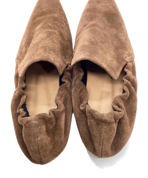 THE PAUSE（ザポーズ）the pause (ザポーズ) フラットシューズ ブラウン サイズ:37の古着・服飾アイテム