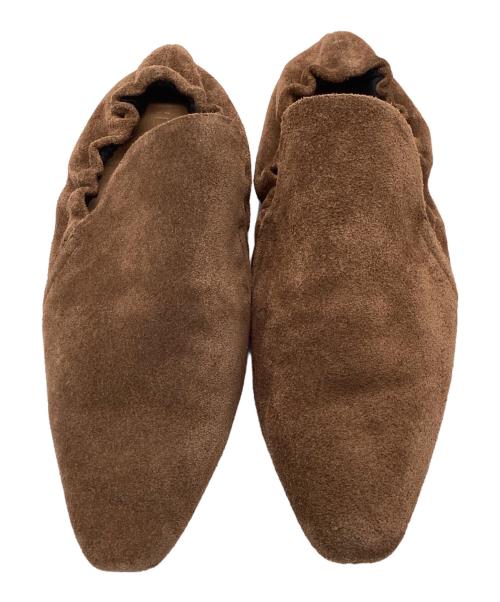 THE PAUSE（ザポーズ）the pause (ザポーズ) フラットシューズ ブラウン サイズ:37の古着・服飾アイテム