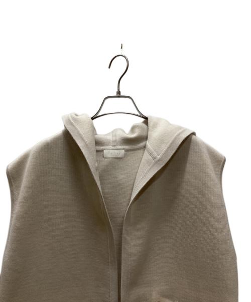 BALLSEY（ボールジィ）BALLSEY (ボールジィ) ウールポリエステルミラノリブ フーディジレ アイボリー サイズ:ｓの古着・服飾アイテム