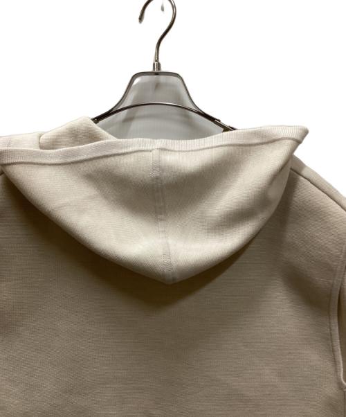 BALLSEY（ボールジィ）BALLSEY (ボールジィ) ウールポリエステルミラノリブ フーディジレ アイボリー サイズ:ｓの古着・服飾アイテム