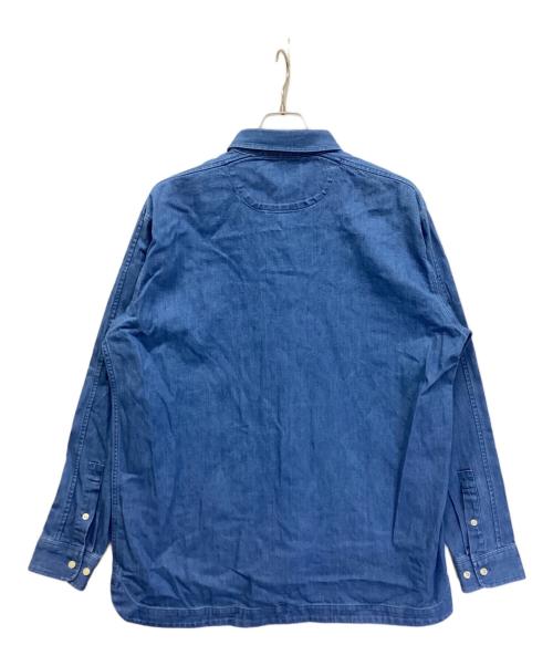 LACOSTE（ラコステ）LACOSTE (ラコステ) バイアスカットデニムシャツ インディゴ サイズ:M/L 未使用品の古着・服飾アイテム