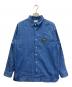 LACOSTE（ラコステ）の古着「バイアスカットデニムシャツ」｜インディゴ