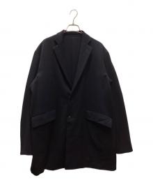 COMOLI（コモリ）の古着「ウール中綿チェスターコート」｜ネイビー