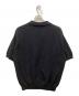 crepuscule (クレプスキュール) Moss Stitch Polo/モスステッチポロシャツ ブラック サイズ:1：7000円