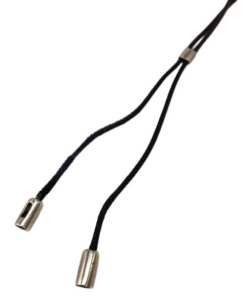 DAN TOMIMATSU（ダントミマツ）DAN TOMIMATSU (ダントミマツ) Silk Rope Necklace/シルクロープネックレス ブラックの古着・服飾アイテム