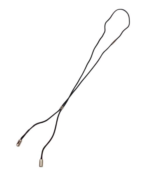 DAN TOMIMATSU（ダントミマツ）DAN TOMIMATSU (ダントミマツ) Silk Rope Necklace/シルクロープネックレス ブラックの古着・服飾アイテム